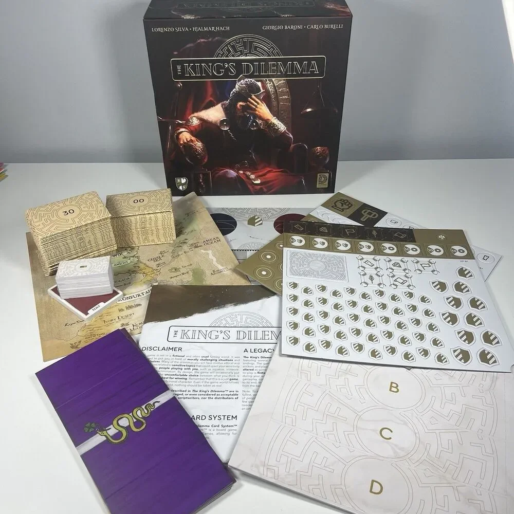 The King's Dilemma Board Game by Horrible Guild New, Unplayed, No Shrink